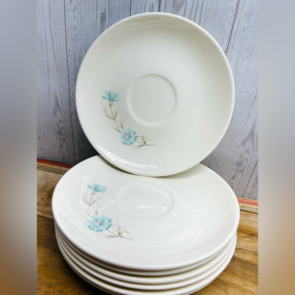 Vintage Taylor Smith Taylor
Boutonniere Ever Yours SAUCERS Set of 7